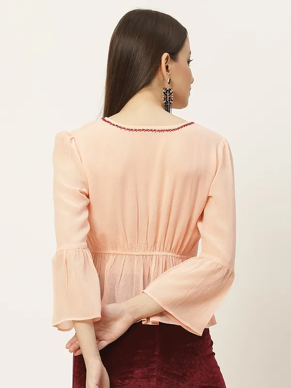 Pink_Georgette_Embellished_top