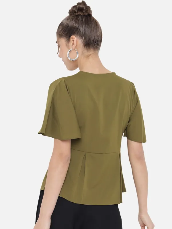 Olive_Crepe_Solid_top