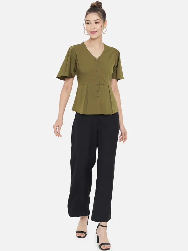 Olive_Crepe_Solid_top