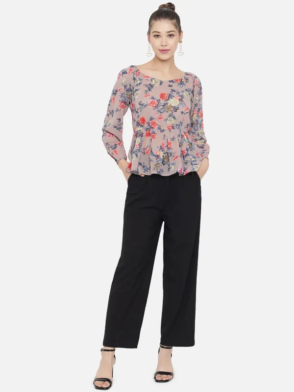 Multicolor_Georgette_Printed_top