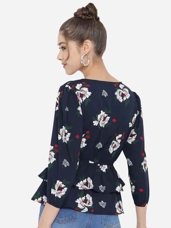 Navy_Blue_Polyester_Printed_top