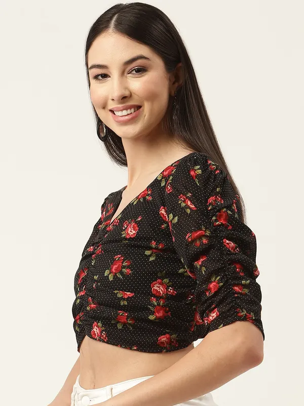 Black_Georgette_Floral_Print_top