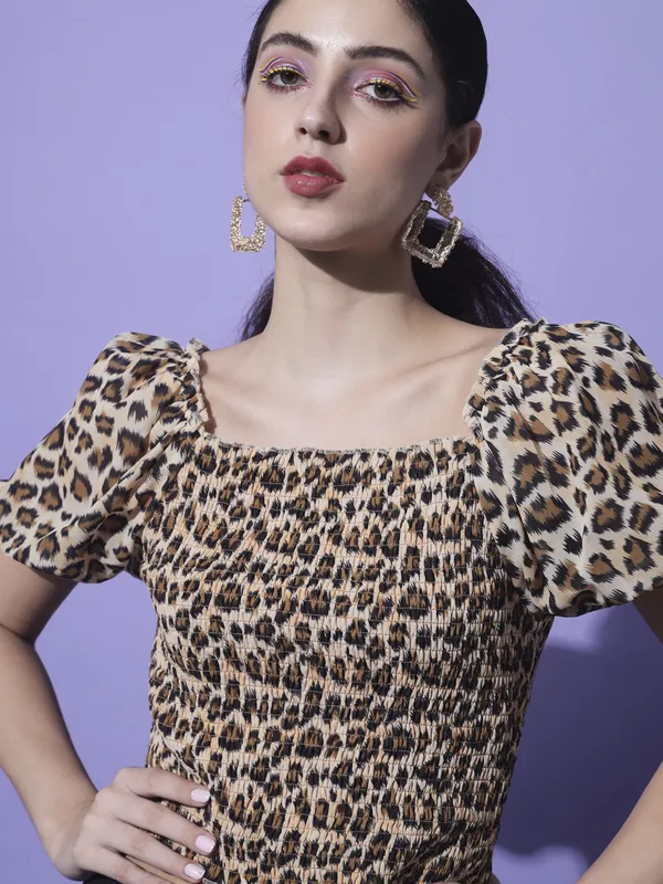 Multicolor_Georgette_Printed_top