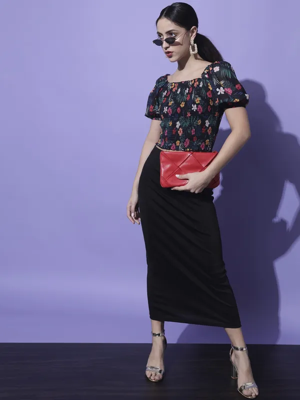 Multicolor_Georgette_Printed_top