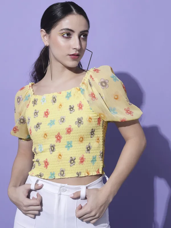 Multicolor_Georgette_Printed_top