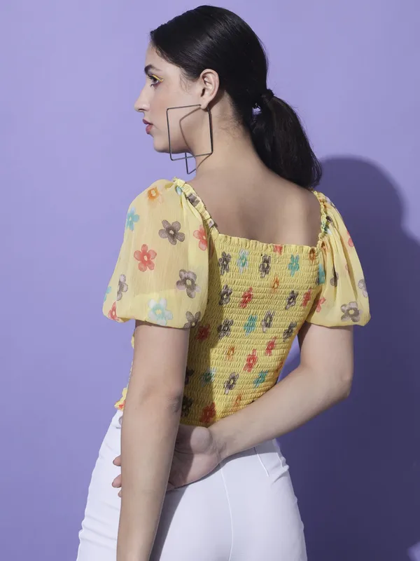 Multicolor_Georgette_Printed_top