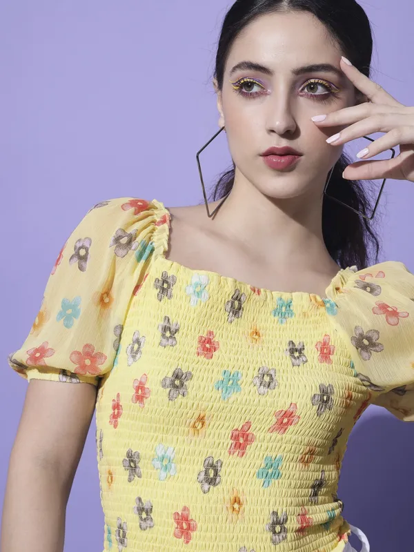 Multicolor_Georgette_Printed_top