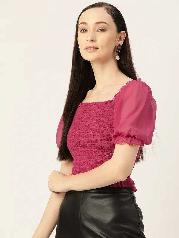 Pink_Georgette_Self_Design_top