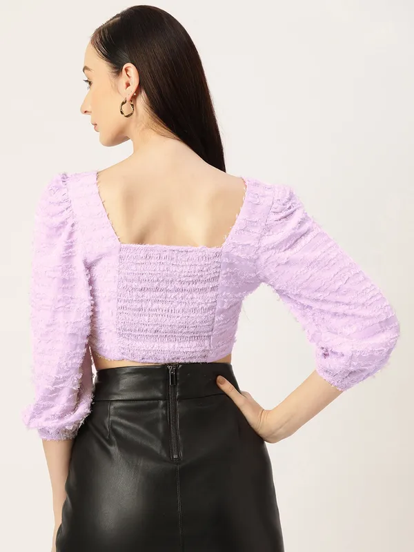 Purple_Georgette_Self_Design_top