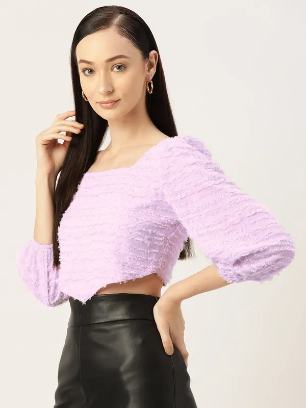 Purple_Georgette_Self_Design_top