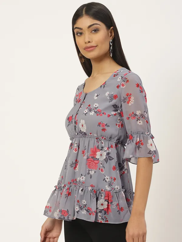 Multicolor_Georgette_Printed_top