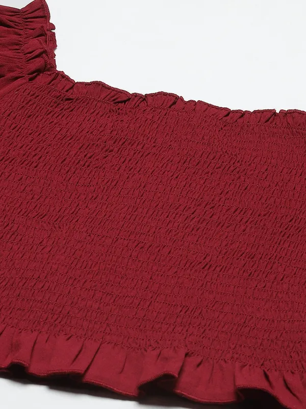 Maroon_Crepe_Self_Design_top