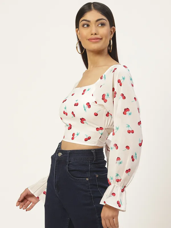 White_Crepe_Printed_top