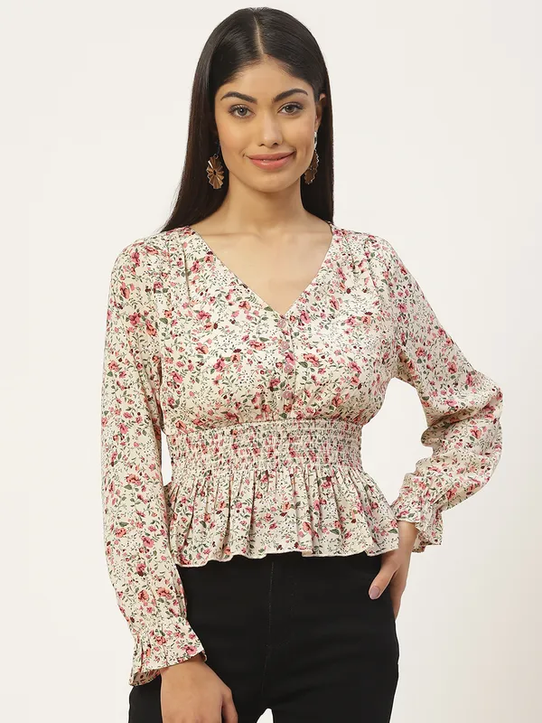 Multi_Georgette_Floral_Print_top