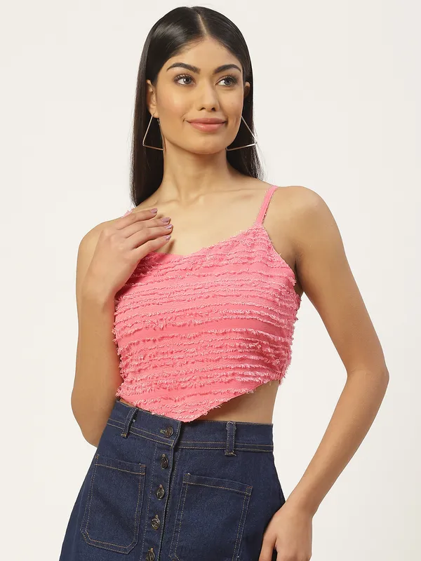 Pink_Georgette_Solid_top