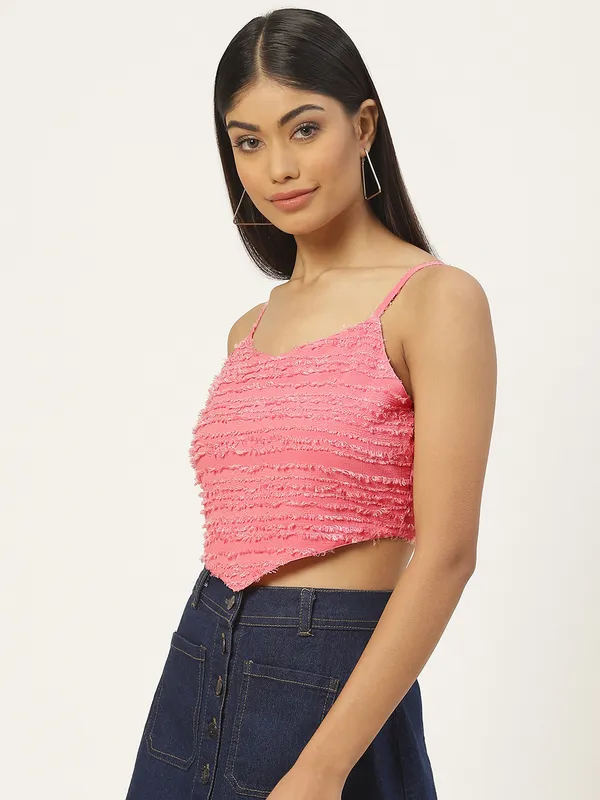 Pink_Georgette_Solid_top