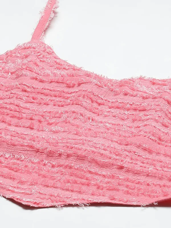 Pink_Georgette_Solid_top