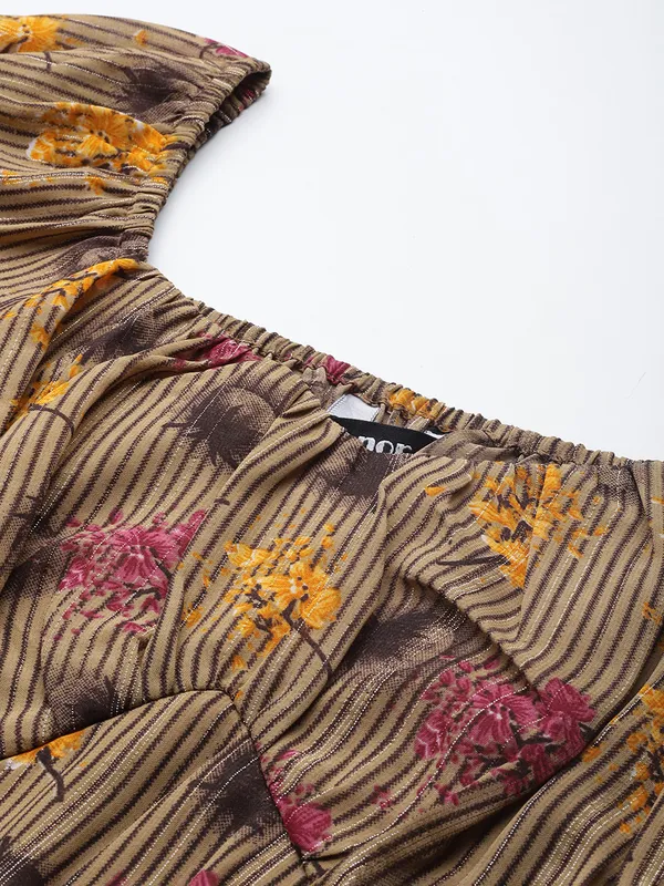Brown_Georgette_Floral_Print_top
