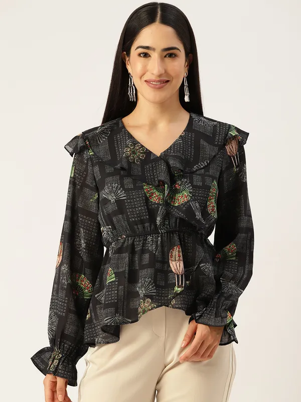 Black_Georgette_Ethnic_Motifs_top