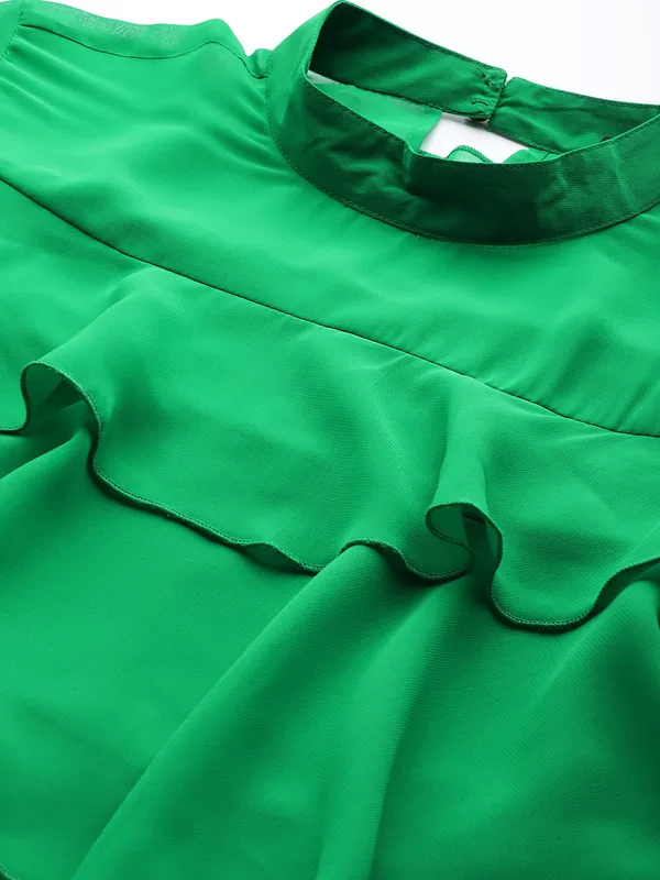 Green_Georgette_Solid_top