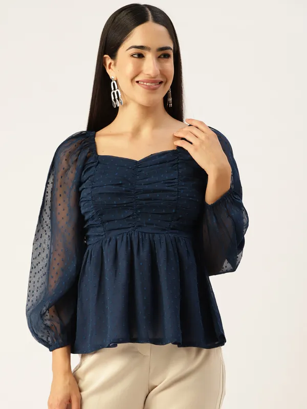 Navy_Blue_Georgette_Self_Design_top