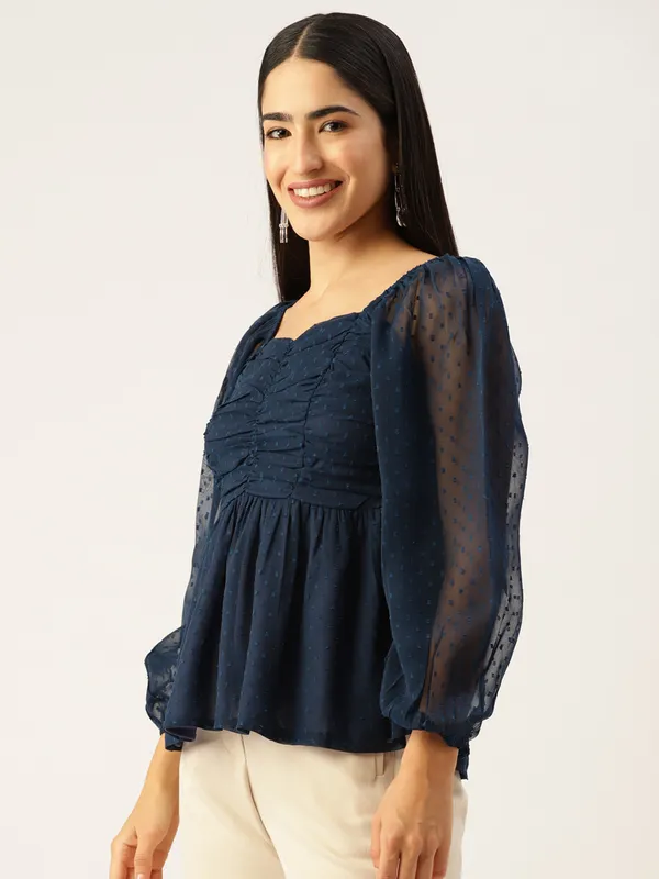 Navy_Blue_Georgette_Self_Design_top