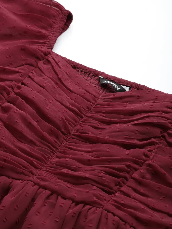 Red_Georgette_Self_Design_top