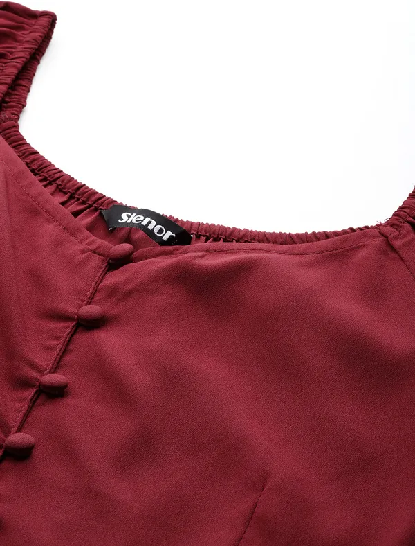 Maroon_Crepe_Solid_top