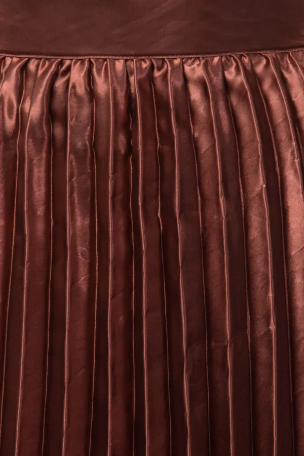 Brown_Satin_Blend_Solid_skirt