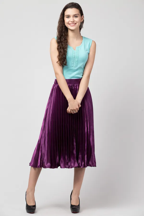 Purple_Satin_Blend_Solid_skirt