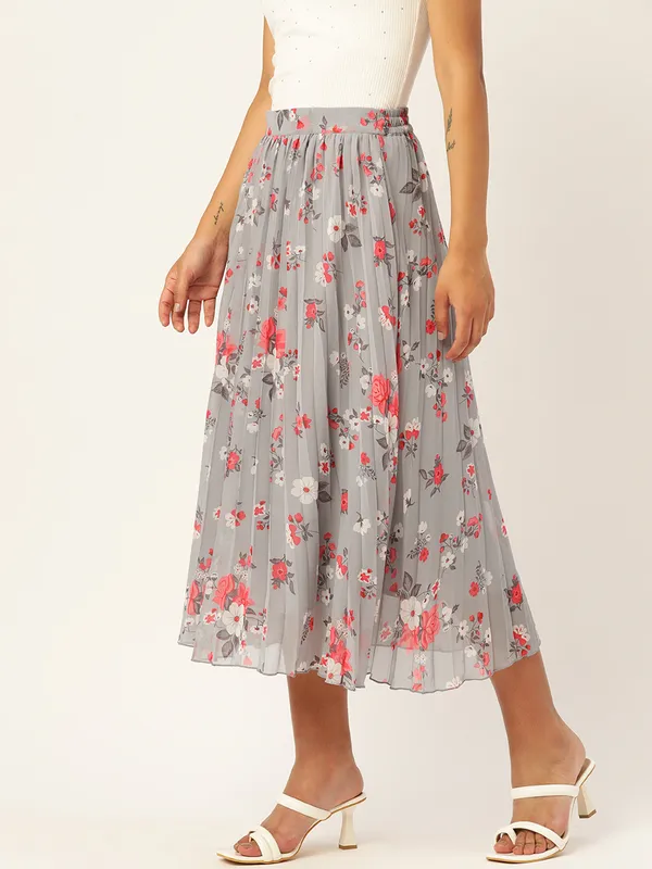 Grey_Georgette_Floral_Print_skirt