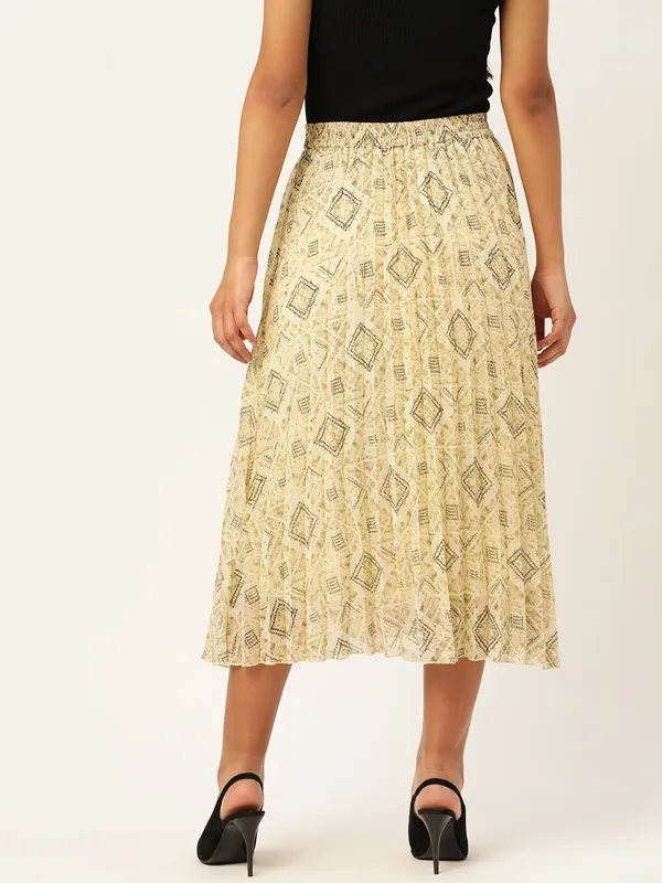 Yellow_Georgette_Floral_Print_skirt