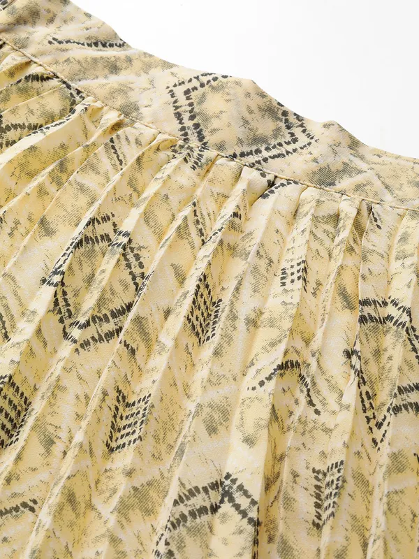 Yellow_Georgette_Floral_Print_skirt