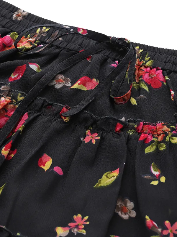 Black_Georgette_Floral_Print_skirt