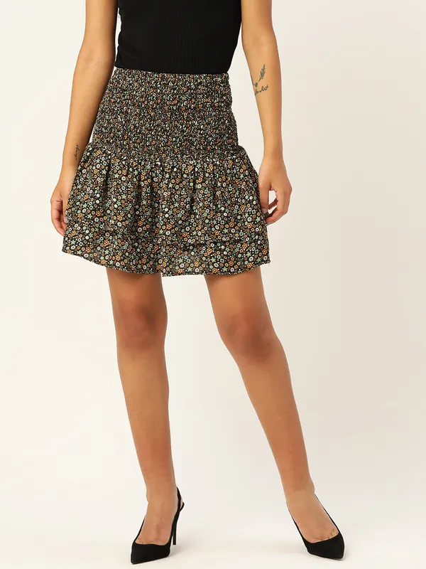 Multi_Georgette_Printed_skirt