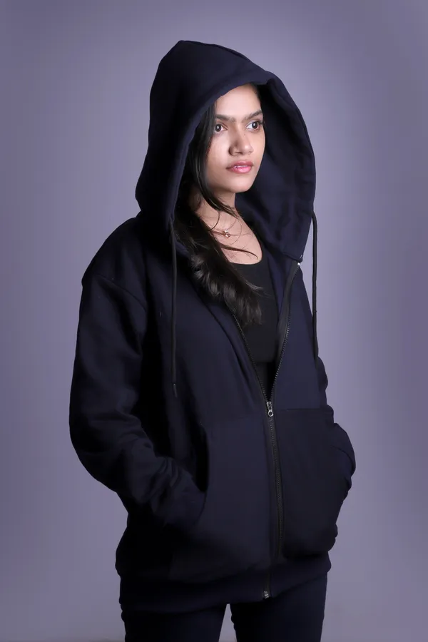 Unisex_Dark_Blue_Zipper_Hoodie