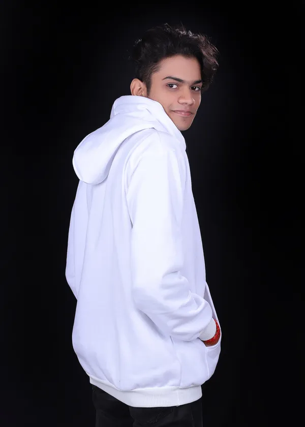 Unisex_Solid_Pearl_White_Hoodie