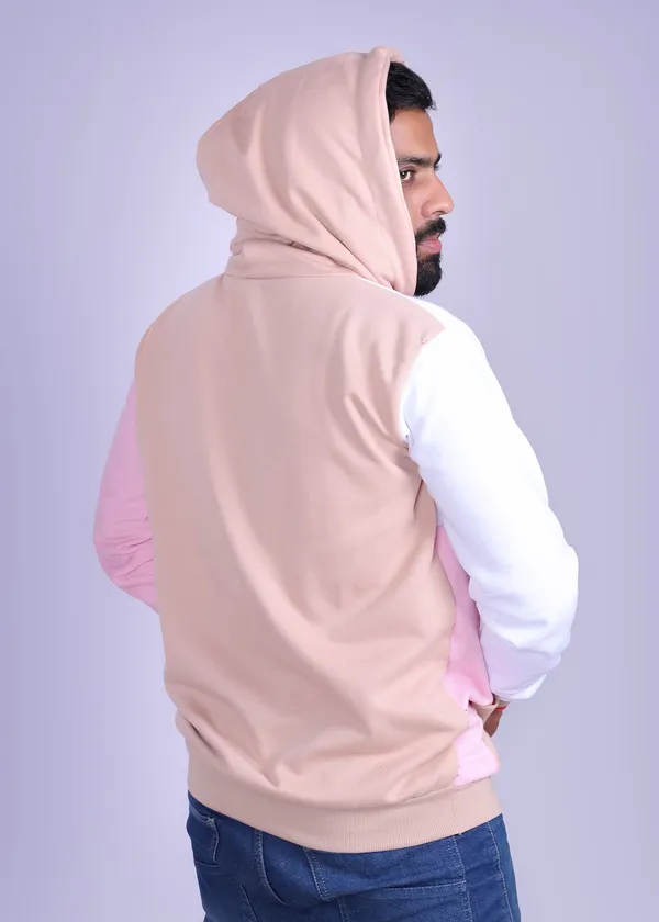 Unisex_Quard_Parted_Pink_Hoodie