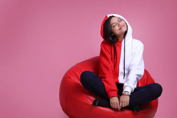 Unisex_Half_Red_and_Half_White_Hoodie