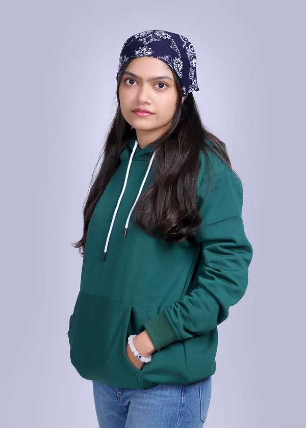Unisex_Solid_Sacramento_Green_Hoodie