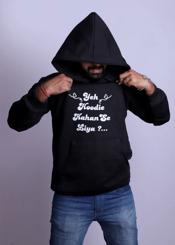 Unisex_Printed_Black_Hoodie