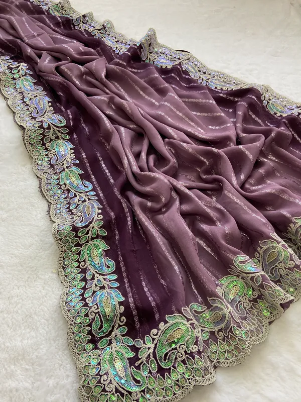 Zivah_Wine_–_Diwali_Special_|_Kajju_Katri_Pedding_Saree_with_Embroidery_&_Sequence_Work,_Cutwork_Border_&_Heavy_Embroidery_&_Sequence_Work_Blouse