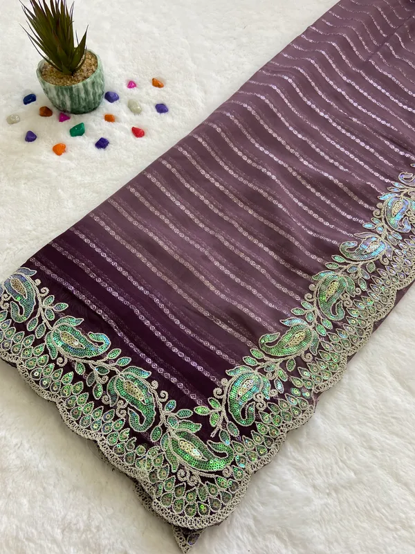 Zivah_Wine_–_Diwali_Special_|_Kajju_Katri_Pedding_Saree_with_Embroidery_&_Sequence_Work,_Cutwork_Border_&_Heavy_Embroidery_&_Sequence_Work_Blouse