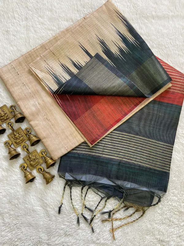 Ria_Black_&_Orange_–_Aesthetic_Edit_for_You_|_Soft_Tussar_Silk_Saree_with_Blouse_Piece