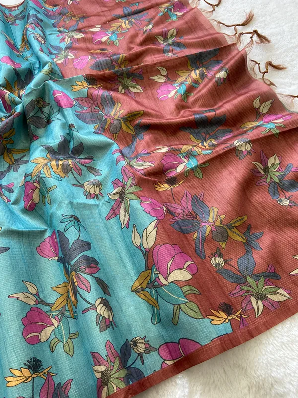 Mishti_Coffee_Brown_–_Mithai_Sweet_Aesthetic_Edit_for_You_|_Soft_Tussar_Silk_Saree_with_Print,_Zari_Line_Saree_&_Print_Blouse_with_Tassels