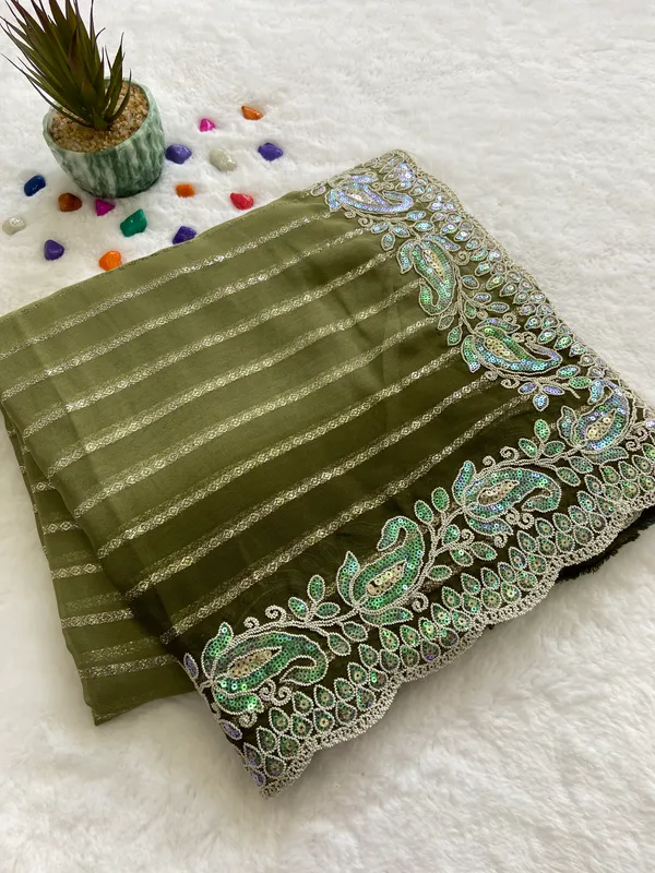 Zivah_Green_–_Diwali_Special_|_Kajju_Katri_Pedding_Saree_with_Embroidery_&_Sequence_Work,_Cutwork_Border_&_Heavy_Embroidery_&_Sequence_Work_Blouse