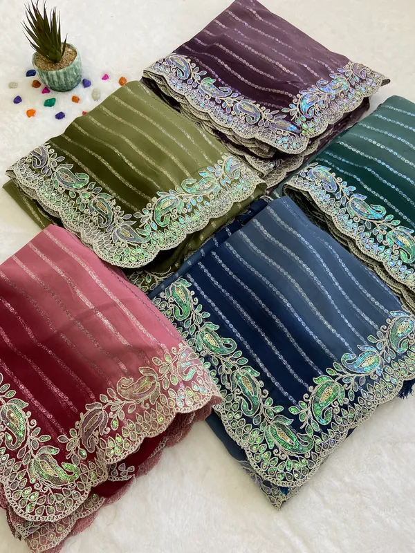 Zivah_Green_–_Diwali_Special_|_Kajju_Katri_Pedding_Saree_with_Embroidery_&_Sequence_Work,_Cutwork_Border_&_Heavy_Embroidery_&_Sequence_Work_Blouse