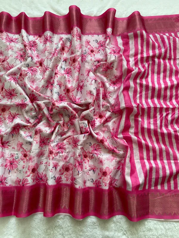 Alka_Pink_–_Aesthetic_Edit_for_You_|_Soft_Kota_Saree_with_Print,_Pallu_&_Contrast_Print_Blouse_with_Tassels