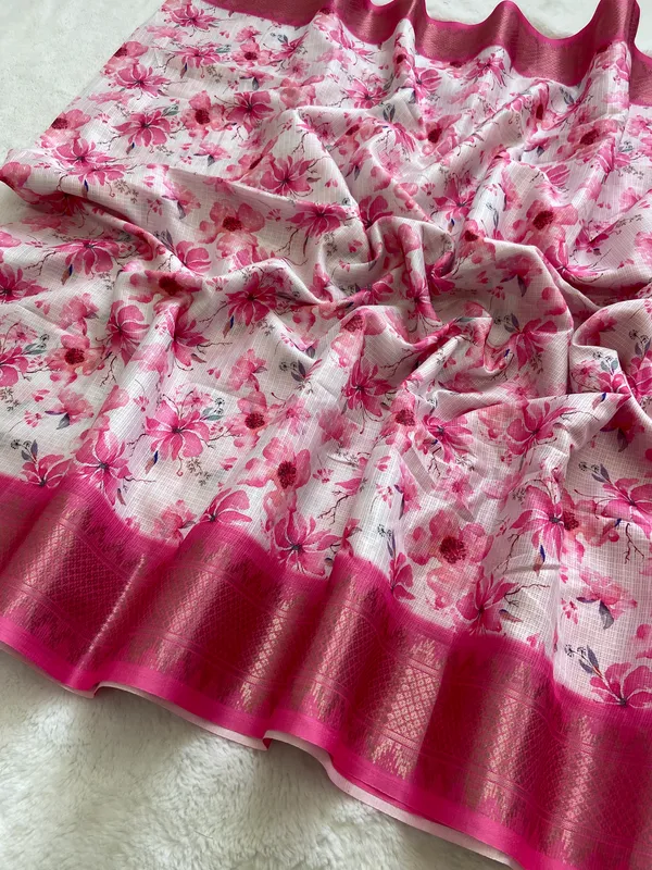 Alka_Pink_–_Aesthetic_Edit_for_You_|_Soft_Kota_Saree_with_Print,_Pallu_&_Contrast_Print_Blouse_with_Tassels