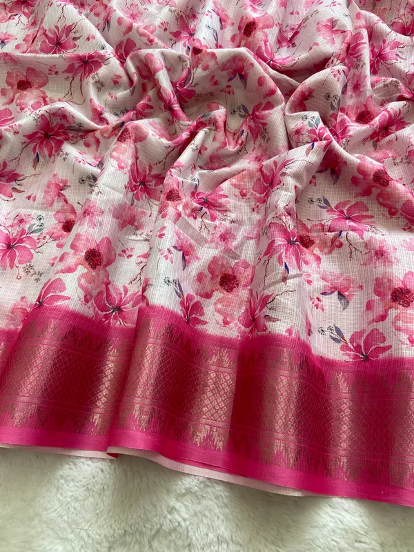Alka_Pink_–_Aesthetic_Edit_for_You_|_Soft_Kota_Saree_with_Print,_Pallu_&_Contrast_Print_Blouse_with_Tassels
